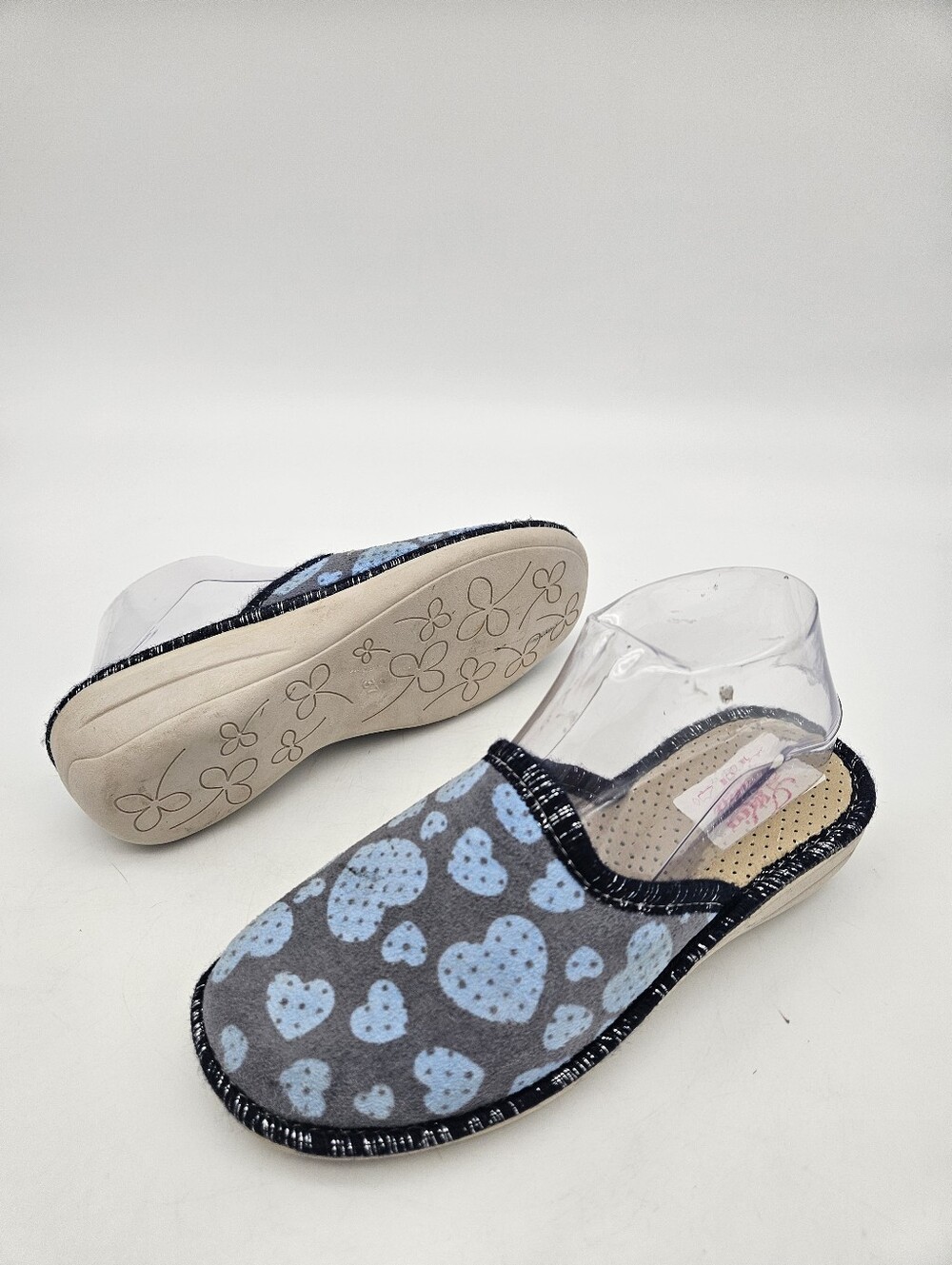 JULIA Slippers for Women Blue Sz 6.5 Made In Italy